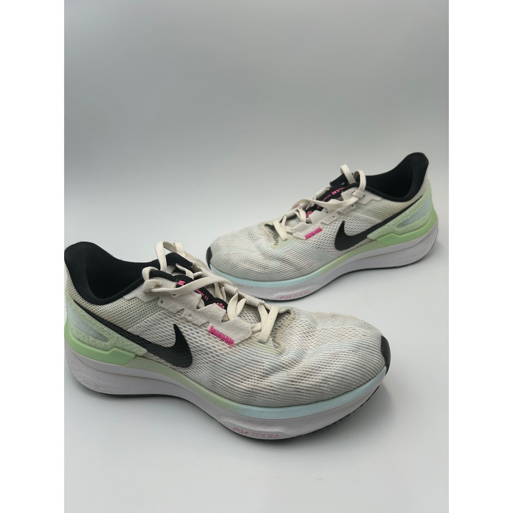 Nike Air Zoom Structure 25 Womens Running Shoes Sail Black DJ7884-105 Size 9